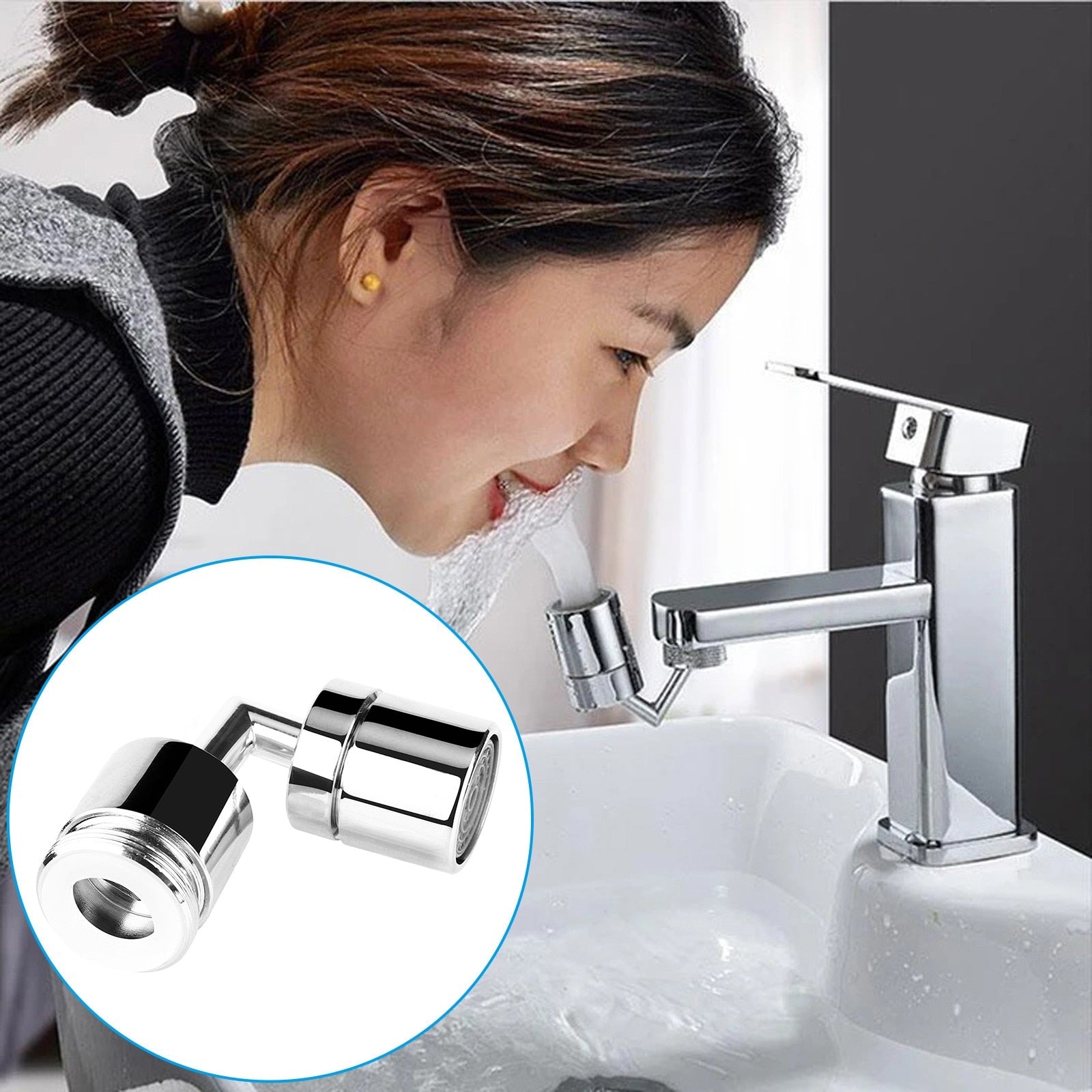 Universal Splash-Proof Swivel Water