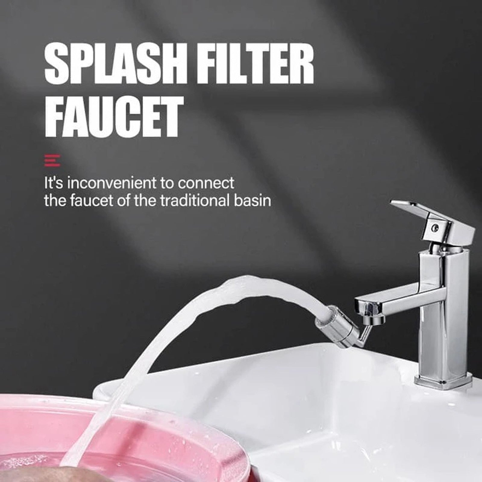 Universal Splash-Proof Swivel Water